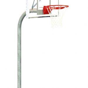 4-1/2″ Heavy Duty Glass Rectangle Playground Basketball System