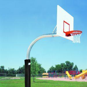 5-9/16″ Mega Duty Steel Rectangle Playground Basketball System