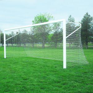 ShootOut 4″ Square Aluminum Permanent/Semi Permanent Soccer Goals