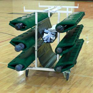 Six Post Deluxe Volleyball Cart