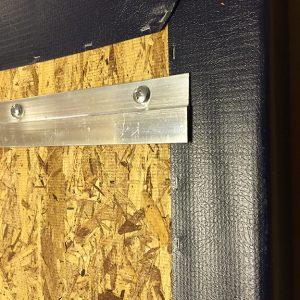 Hidden “Z” Track Mounting System for Wall Padding