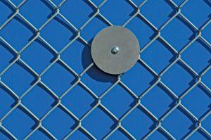 Chain Link Fence Mounts for Wall Padding