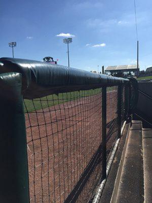 Fence Rail and Dugout Padding