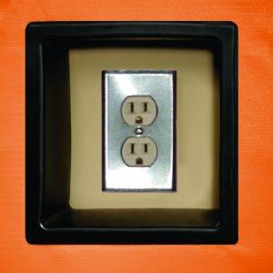 Factory Installed Outlet Cutout