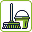 mop & bucket icon