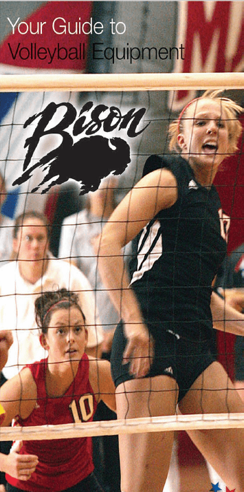 Your Guide to Volleyball Equipment brochure cover